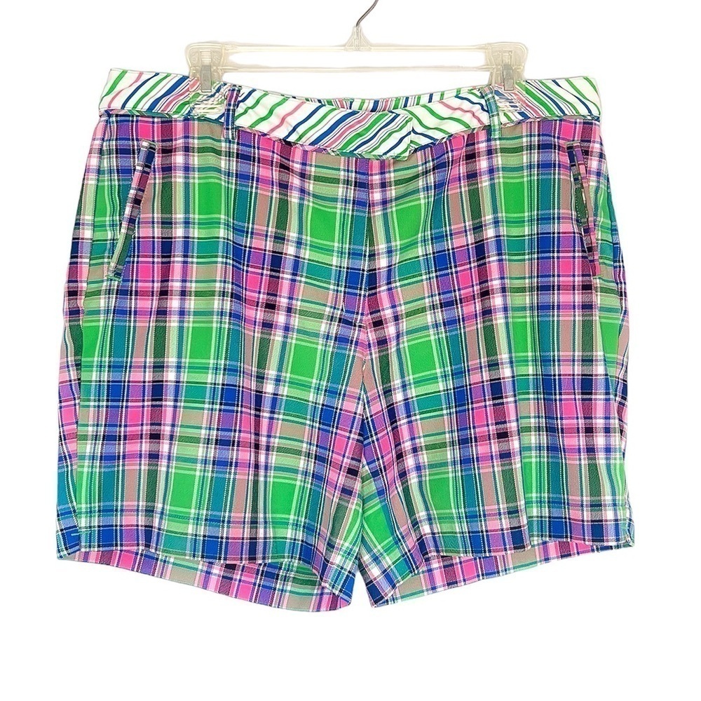 Lady Hagen Plaid Golf Shorts 14